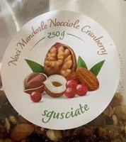 Mängden socker i Noci Mandorle Nocciole Cranberry