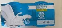 Mängden socker i Yogurt BIANCO Light