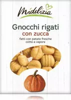 Mängden socker i Gnocchi rigati con zucca