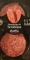 Mängden socker i Hamburger di scottona
