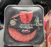 Mängden socker i Hamburger di Scottona