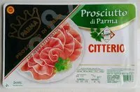 Mängden socker i Jambon de Parme