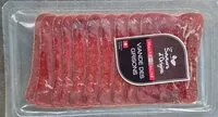 Mängden socker i Viande des Grisons