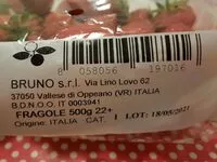 Mängden socker i Fragole