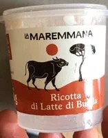 Mängden socker i Ricotta di latte di bufala