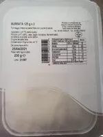 Mängden socker i Burrata