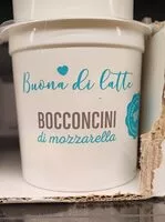 Mängden socker i Bocconcini di mozzarella