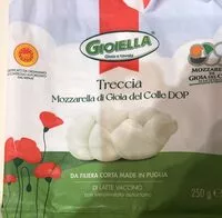 Mängden socker i Treccia Mozzarella di Gioia del Colle DOP