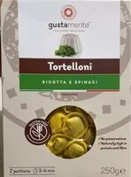 Mängden socker i Tortelloni ricotta e spinaci