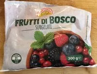 Mängden socker i mix di frutti di bosco surgelati