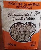 Mängden socker i Fiocchi di avena integrali