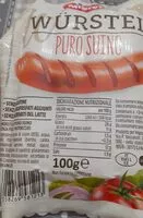 Mängden socker i Würstel