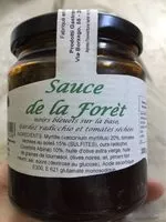 Mängden socker i Sauce de la forêt