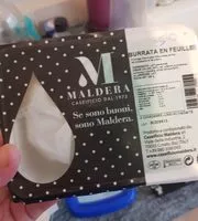 Mängden socker i Burrata en feuille