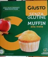 Mängden socker i Muffin alla mela senza glutine