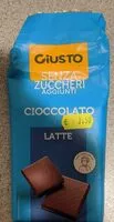 Mängden socker i Giusto - Cioccolato senza zuccheri aggiunti