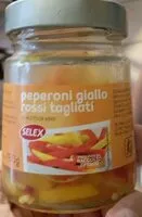 Mängden socker i Peperoni rossi e gialli in aceto di vino
