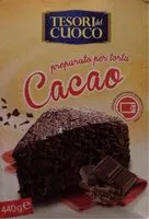 Mängden socker i Preparato per torta al cacao