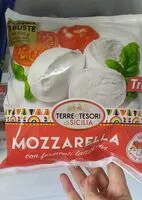 Mängden socker i Mozzarella con fermenti lattici vivi