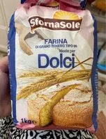 Mängden socker i Farina di grano tenero 00 per dolci