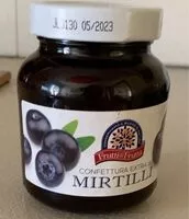 Mängden socker i Confettura extra di mirtilli