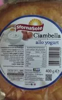 Mängden socker i Ciambella allo yogurt
