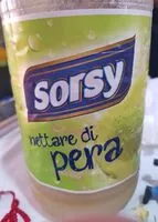 Mängden socker i Sorsy Nettare di Pera