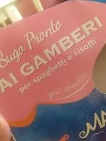 Mängden socker i Sugo pronto ai gamberi per spaghetti e risotti
