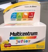 Mängden socker i Multicentrum junior vitamines