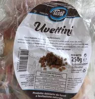 Mängden socker i Uvettini