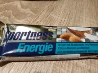 Mängden socker i Bar, energy coconut