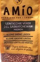 Mängden socker i Amio Petites lentilles vertes