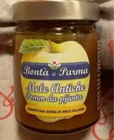 Mängden socker i Bontà di Parma