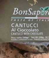 Mängden socker i Cantucci al cioccolato