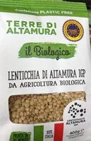 Mängden socker i Lenticchia di Altamura IGP bio
