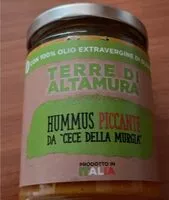 Mängden socker i Hummus piccante da “cece della murgia”