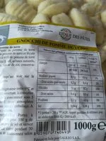 Mängden socker i Gnocchi de pomme de terre 1kg