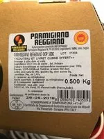 Mängden socker i Parmigiano reggiano