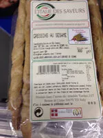 Mängden socker i Gressins au sésame