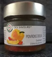 Mängden socker i Poivrons doux