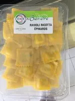 Mängden socker i Ravioli ricota épinard