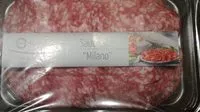 Mängden socker i Saucisson Milano