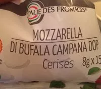 Mängden socker i Mozzarella di bufala