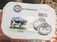 Mängden socker i Burrata