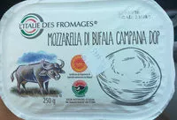 Mängden socker i Mozzarella Di Bufala Campana DOP