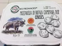 Mängden socker i Mozzarella di Bufala Campana Dop
