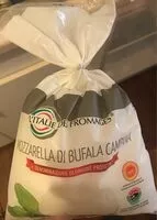 Mängden socker i Mozzarella di bufala campana