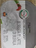 Mängden socker i Burrata di parte di bufala