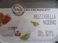 Mängden socker i Mozzarella nodino