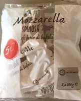 Mängden socker i Mozzarella spinosa